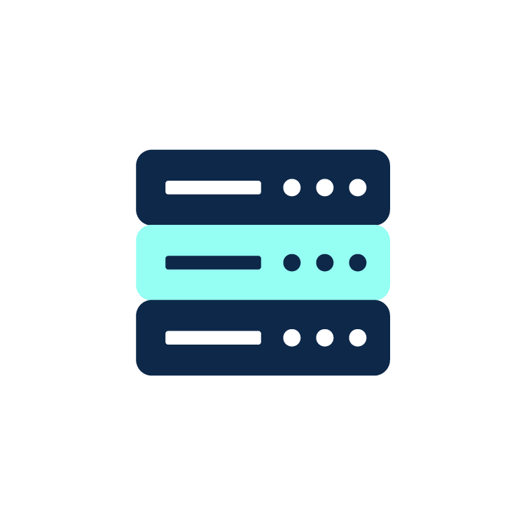 Centralized database icon