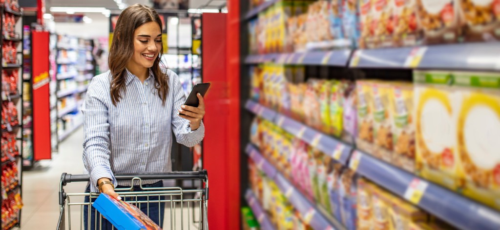 Woman Grocery Shopping